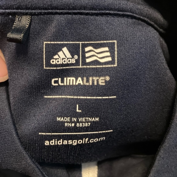 Adidas Climalite Navy Pullover - Picture 5 of 5